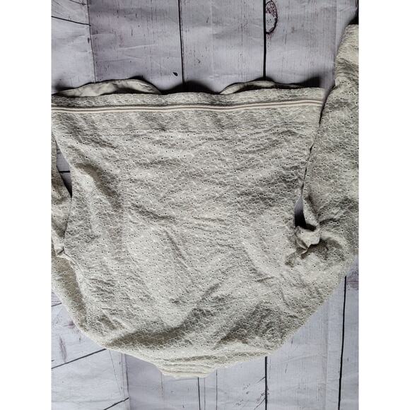 willi smith style #W55233 Flower Embroidered Cream Jacket Size S. - Picture 10 of 10